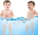 Healifty Diaper 5PCS Swim Diapers Disposable Little Swimmers Baby Diapers Swimming Pool Water Nappy Pants for Baby - Size XXL Swimming Trunks - Image 2